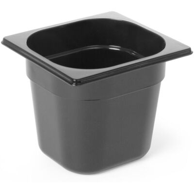 Contenitore alimentare in policarbonato nero Hendi - GN 1/6 - 150mm - 2,4L Contenitore alimentare in policarbonato nero Hendi - GN 1/6 - 150mm - 2,4L