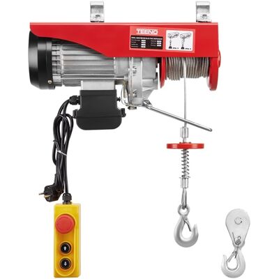 OEM Paranco Elettrico 1450 W 20 M, Verricello Elettrico Con Sovraccarico 220 V, Sospensione Singola E Doppia 400 Kg/800 Kg, 6 M/min 12 M/min Rosso OEM Paranco Elettrico 1450 W 20 M, Verricello Elettrico Con Sovraccarico 220 V, Sospensione Singola E Doppia 400 Kg/800 Kg, 6 M/min 12 M/min Rosso