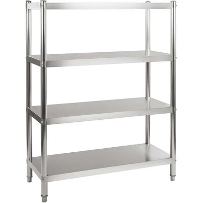 HELLOSHOP26 Mensola Cucina Professionale In Acciaio Inox 4 Livelli 120 X 48 Cm Max 600 Kg 3614119 HELLOSHOP26 Mensola Cucina Professionale In Acciaio Inox 4 Livelli 120 X 48 Cm Max 600 Kg 3614119