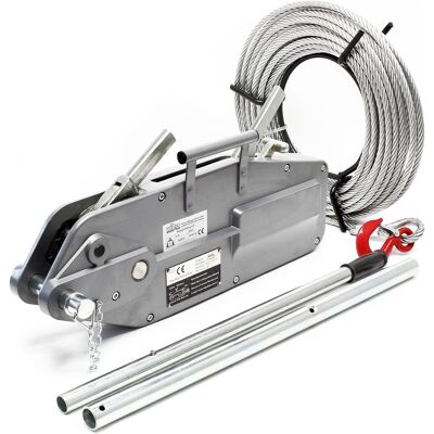 WILTEC Paranco A Fune Max 3200kg Fune 20m Ø16mm Per Sollevamento Spostamento Carichi WILTEC Paranco A Fune Max 3200kg Fune 20m Ø16mm Per Sollevamento Spostamento Carichi