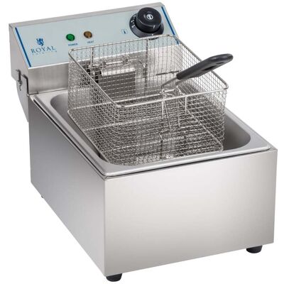 Helloshop26 - Friggitrice acciaio inox 10L professionale Helloshop26 - Friggitrice acciaio inox 10L professionale