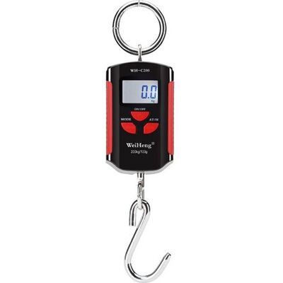 OEM Bilancia Elettronica Portatile A Gru, Bilancia Per Bagagli, Portata Precisa 200 Kg/100 G, Robusto Gancio In Acciaio Inox, Cornice Rossa OEM Bilancia Elettronica Portatile A Gru, Bilancia Per Bagagli, Portata Precisa 200 Kg/100 G, Robusto Gancio In Acciaio Inox, Cornice Rossa
