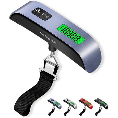OEM Bilancia Digitale Portatile Per Bagagli, Capacità Di Carico Massima 50 Kg, Dotata Di Schermo Lcd E Display Della Temperatura, Ideale Per I Viaggi (blu) OEM Bilancia Digitale Portatile Per Bagagli, Capacità Di Carico Massima 50 Kg, Dotata Di Schermo Lcd E Display Della Temperatura, Ideale Per I Viaggi (blu)