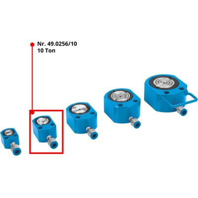 FERVI Cric Idraulico Ribassato Blu 10 Ton Altezza 44-55 Mm Compatto FERVI Cric Idraulico Ribassato Blu 10 Ton Altezza 44-55 Mm Compatto