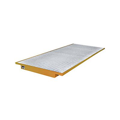 Bauer - Eurokraft Pro Ripiano A Vasca Con Griglia Zincata Lungh X Bauer - Eurokraft Pro Ripiano A Vasca Con Griglia Zincata Lungh X