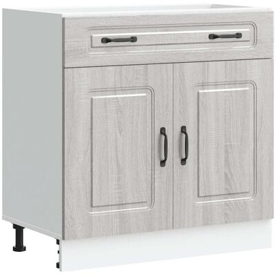 HELLOSHOP26 Mobile Da Cucina Moderno 80 X 46 X 81,5 Cm Pratico Spazio Contenitivo Piedini Regolabili Legno Composito Sonoma Grigio 020049926 HELLOSHOP26 Mobile Da Cucina Moderno 80 X 46 X 81,5 Cm Pratico Spazio Contenitivo Piedini Regolabili Legno Composito Sonoma Grigio 020049926