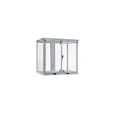 Contenitore bombole di gas eurokraft pro - Ventilato, con chiusura, 60 bombole Contenitore bombole di gas eurokraft pro - Ventilato, con chiusura, 60 bombole