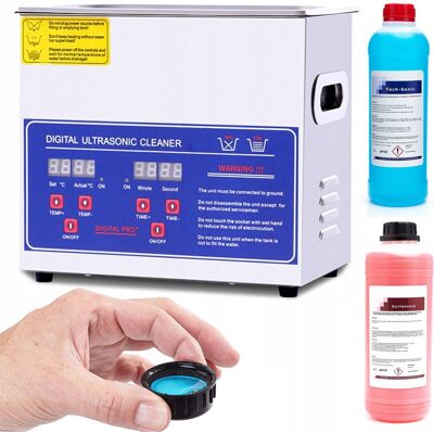OEM Pulitore A Ultrasuoni Da 3,2 Litri Con Riscaldatore E Display Ps-20a + Fluido Techsonic 1 Litro + Fluido Surfa Sonic Cleantech 1 Litro OEM Pulitore A Ultrasuoni Da 3,2 Litri Con Riscaldatore E Display Ps-20a + Fluido Techsonic 1 Litro + Fluido Surfa Sonic Cleantech 1 Litro
