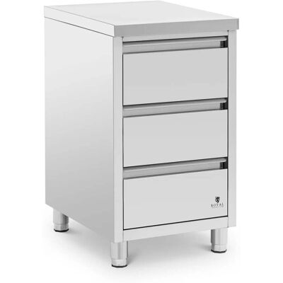 HELLOSHOP26 Mobile Base Da Cucina Professionale 3 Cassetti 50 X 60 Cm Acciaio Inox 140009342 HELLOSHOP26 Mobile Base Da Cucina Professionale 3 Cassetti 50 X 60 Cm Acciaio Inox 140009342