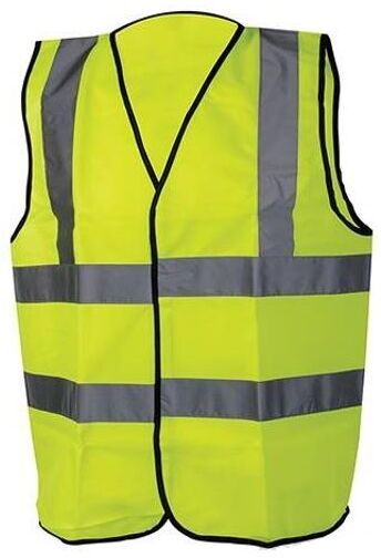 OROBICA STORE - Gilet alta visibilità taglia m (100-108 cm) Classe 2 ad alta visibilità giallo fluorescente