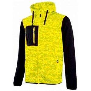 U-POWER Rainbow Yellow Fluo Felpa Con Zip Antinfortunistica Taglia M U-POWER Rainbow Yellow Fluo Felpa Con Zip Antinfortunistica Taglia M