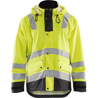 BLAKLADER Giacca Antipioggia Ad Alta Visibilità Livello 2 4302 - Giallo Fluorescente/nero Xxl BLAKLADER Giacca Antipioggia Ad Alta Visibilità Livello 2 4302 - Giallo Fluorescente/nero Xxl