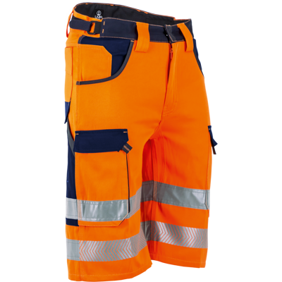 LMA Bermuda Da Lavoro Authentic Hv Chandelle - Marine/arancio Fluo M - Fr(40) LMA Bermuda Da Lavoro Authentic Hv Chandelle - Marine/arancio Fluo M - Fr(40)