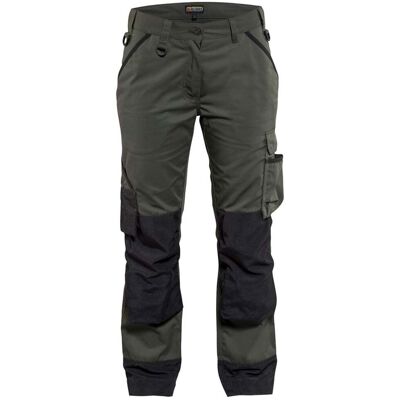 BLAKLADER Pantaloni Paesaggista Donna 7154 - Verde Militare/nero L - Fr(44) - Se(c42) - Standard BLAKLADER Pantaloni Paesaggista Donna 7154 - Verde Militare/nero L - Fr(44) - Se(c42) - Standard