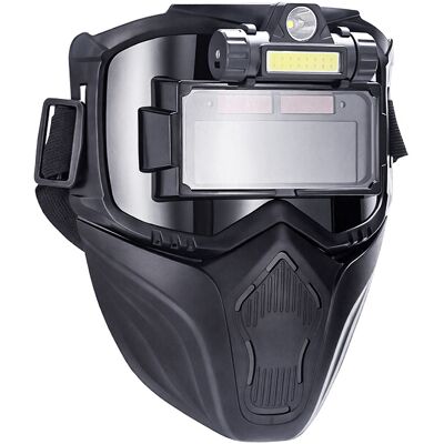 OEM Maschera Per Saldatura Ad Oscuramento Automatico, Cappuccio Di Protezione Solare Con 3 Livelli Di Illuminazione Regolabili Casco Per Saldatura A Doppio Strato - Per Uso Industriale, Edile, Saldatura, OEM Maschera Per Saldatura Ad Oscuramento Automatico, Cappuccio Di Protezione Solare Con 3 Livelli Di Illuminazione Regolabili Casco Per Saldatura A Doppio Strato - Per Uso Industriale, Edile, Saldatura,