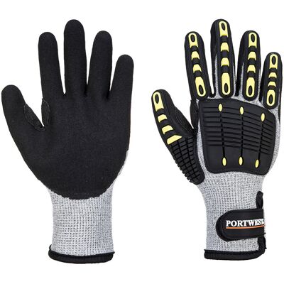 Portwest Guanti Termici Antiurto Resistenti Al Taglio Grigio/nero S - Taglia 7 Portwest Guanti Termici Antiurto Resistenti Al Taglio Grigio/nero S - Taglia 7