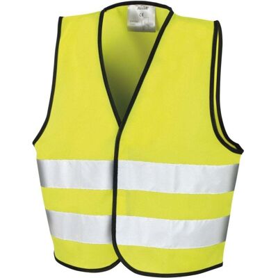 RESULT Giubbotto Di Sicurezza Per Bambini Giallo Fluorescente 6 Anni RESULT Giubbotto Di Sicurezza Per Bambini Giallo Fluorescente 6 Anni