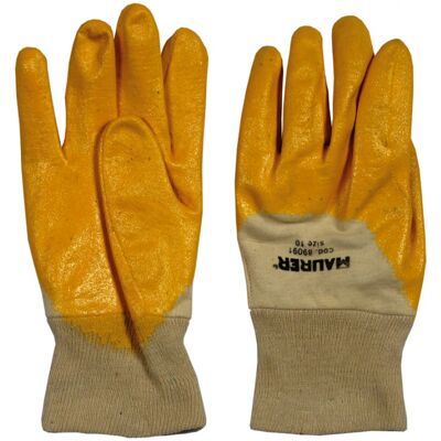 MAURER - Guanti Lavoro Nitrile Giallo Tg.10''' Leggeri - Cf. Cavali MAURER - Guanti Lavoro Nitrile Giallo Tg.10''' Leggeri - Cf. Cavali