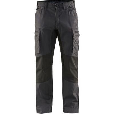 BLAKLADER Pantaloni Da Lavoro Elasticizzati 1459 - Grigio Scuro/nero Xl - Fr(50) - Se(c56) - Corti BLAKLADER Pantaloni Da Lavoro Elasticizzati 1459 - Grigio Scuro/nero Xl - Fr(50) - Se(c56) - Corti