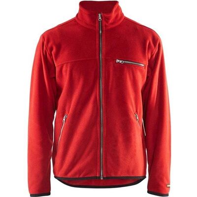 BLAKLADER Giacca Da Lavoro In Micropile 4830 - Rosso Xxxl BLAKLADER Giacca Da Lavoro In Micropile 4830 - Rosso Xxxl