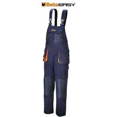 Beta 78730907 Salopette Easy Twill Tuta Da Lavoro 180 G-m² Taglia 4xl Colore Blu Beta 78730907 Salopette Easy Twill Tuta Da Lavoro 180 G-m² Taglia 4xl Colore Blu