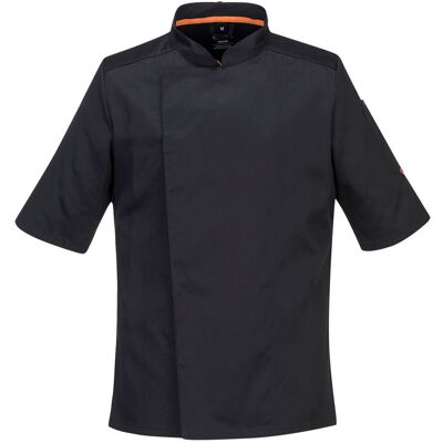 Portwest Giacca Da Cucina A Maniche Corte In Rete Traspirante Nero Xxl Portwest Giacca Da Cucina A Maniche Corte In Rete Traspirante Nero Xxl