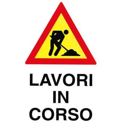 VDS Cartello Lavori In Corso 40x60 Cm Conf. Da 10 Pz VDS Cartello Lavori In Corso 40x60 Cm Conf. Da 10 Pz
