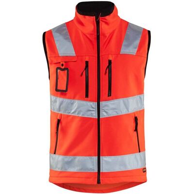 BLAKLADER Gilet Da Lavoro Softshell Alta Visibilità 3049 - Rosso Fluorescente Xxl BLAKLADER Gilet Da Lavoro Softshell Alta Visibilità 3049 - Rosso Fluorescente Xxl