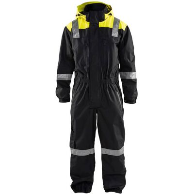 BLAKLADER Tuta Da Lavoro A Maniche Lunghe Con Cappuccio E Dettagli Fluorescenti 6786 - Nero/giallo Fluorescente 40 BLAKLADER Tuta Da Lavoro A Maniche Lunghe Con Cappuccio E Dettagli Fluorescenti 6786 - Nero/giallo Fluorescente 40