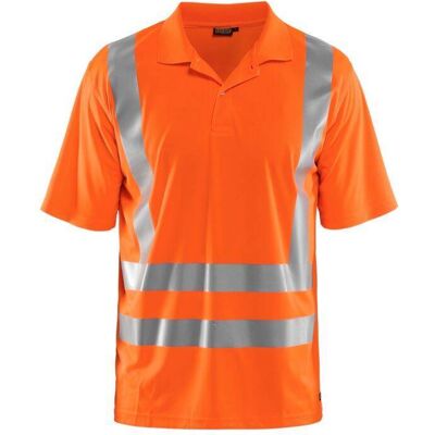 BLAKLADER Polo Da Lavoro Ad Alta Visibilità 3391 - Arancione Fluorescente Xxl BLAKLADER Polo Da Lavoro Ad Alta Visibilità 3391 - Arancione Fluorescente Xxl