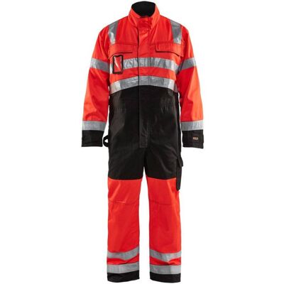 BLAKLADER Tuta Da Lavoro A Maniche Lunghe Alta Visibilità 6373 - Rosso Fluorescente/nero 50 BLAKLADER Tuta Da Lavoro A Maniche Lunghe Alta Visibilità 6373 - Rosso Fluorescente/nero 50