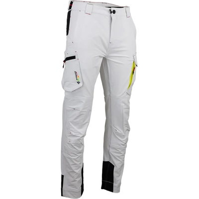 LMA Pantalone Resistente 4ways Stretch Contrasto Zero Metallo - Taglia 42 - Bianco - - 1915 42 LMA Pantalone Resistente 4ways Stretch Contrasto Zero Metallo - Taglia 42 - Bianco - - 1915 42