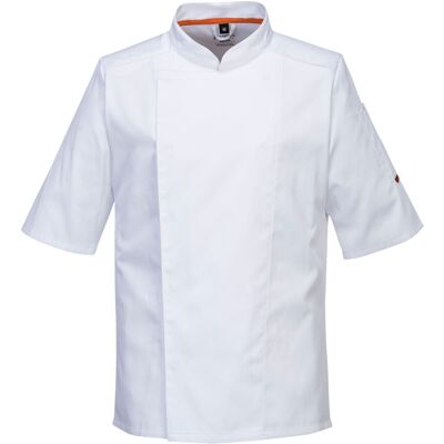 Portwest Veste De Cuisinier Maille Pro S/s Couleur : Blanc Taille L - Portwest Veste De Cuisinier Maille Pro S/s Couleur : Blanc Taille L -