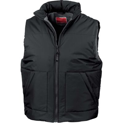 RESULT Scaldamuscoli Da Lavoro Fleece Lined Nero Xxl RESULT Scaldamuscoli Da Lavoro Fleece Lined Nero Xxl