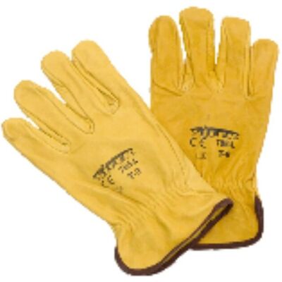 MARCA 1° Guanto In Vacchetta Gialla Con Rivetto 788l Taglia 8 MARCA 1° Guanto In Vacchetta Gialla Con Rivetto 788l Taglia 8