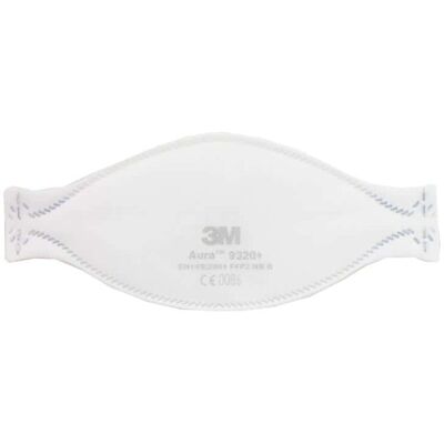 3M - Aura Maschera 9320 Ffp2 Polvere Pieghevole Senza Valvola X 10 3M - Aura Maschera 9320 Ffp2 Polvere Pieghevole Senza Valvola X 10