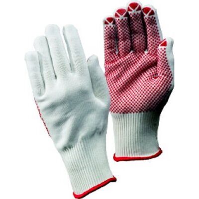 Fortis Guanto Di Cotone Lavorato A Maglia Poliestere, Bianco, Dimensioni: 8 (a 12) Fortis Guanto Di Cotone Lavorato A Maglia Poliestere, Bianco, Dimensioni: 8 (a 12)