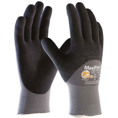 Guanti da Lavoro MaxiFlex Grigi - Rivestimento 3/4, Taglia 9 Guanti da Lavoro MaxiFlex Grigi - Rivestimento 3/4, Taglia 9