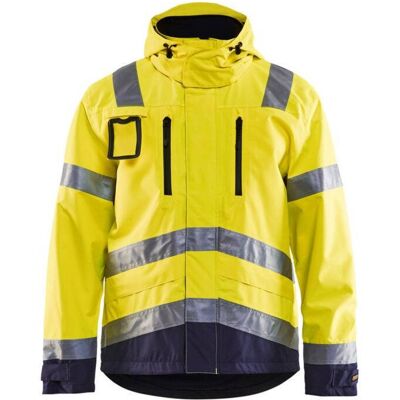 BLAKLADER Giacca Da Lavoro Alta Visibilità 4837 - Giallo Fluorescente / Blu Navy S BLAKLADER Giacca Da Lavoro Alta Visibilità 4837 - Giallo Fluorescente / Blu Navy S