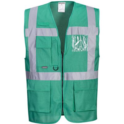 Portwest Gilet Esecutivo Ad Alta Visibilità Iona Verde Bottiglia L Portwest Gilet Esecutivo Ad Alta Visibilità Iona Verde Bottiglia L