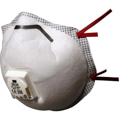 3M - Mascherina riutilizzabile FFP3 9936 - Maschera 3M - Mascherina riutilizzabile FFP3 9936 - Maschera