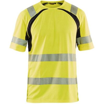 BLAKLADER Maglietta Da Lavoro Antiradiazioni Uv Ad Alta Visibilità 3397 - Giallo Fluorescente/nero S BLAKLADER Maglietta Da Lavoro Antiradiazioni Uv Ad Alta Visibilità 3397 - Giallo Fluorescente/nero S