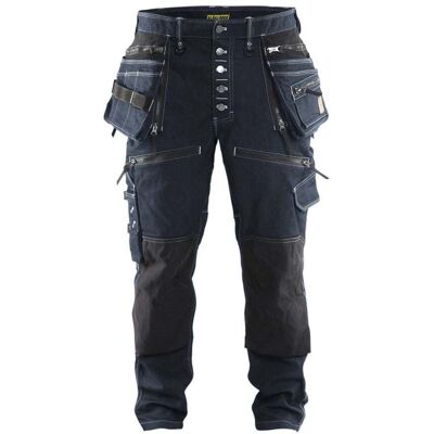 BLAKLADER X1900 Pantaloni Da Artigiano - Stretch T.46 - Navy/ Black - 199911418999-46 BLAKLADER X1900 Pantaloni Da Artigiano - Stretch T.46 - Navy/ Black - 199911418999-46