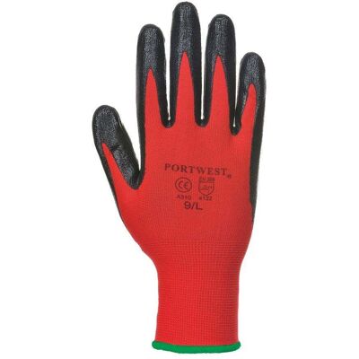 Portwest Guanti Da Lavoro Con Spalmatura In Nitrile Rosso-nero 11 Portwest Guanti Da Lavoro Con Spalmatura In Nitrile Rosso-nero 11