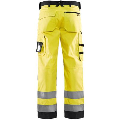 BLAKLADER Pantaloni Da Lavoro Ad Alta Visibilità 1566 - Giallo Fluorescente/nero 2xl - Fr(52) - Se(c58) - Norme BLAKLADER Pantaloni Da Lavoro Ad Alta Visibilità 1566 - Giallo Fluorescente/nero 2xl - Fr(52) - Se(c58) - Norme