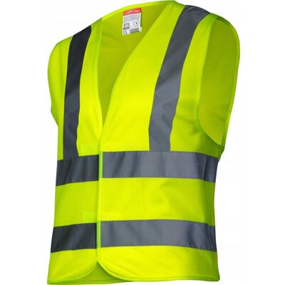 LAHTI PRO Gilet Di Avvertimento A 4 Strisce, Giallo, "m", Ce, Lahti LAHTI PRO Gilet Di Avvertimento A 4 Strisce, Giallo, "m", Ce, Lahti