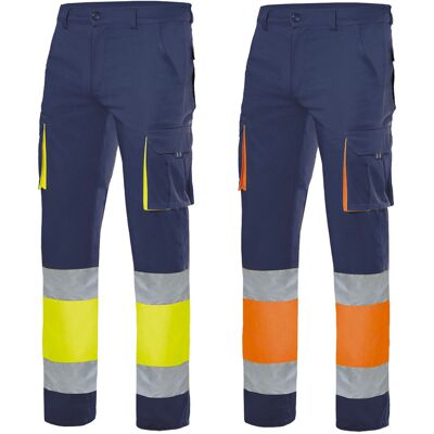 VELILLA Pantaloni Da Lavoro Ad Alta Visibilità 303002s - M - Blu E Arancione VELILLA Pantaloni Da Lavoro Ad Alta Visibilità 303002s - M - Blu E Arancione