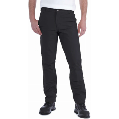 Carhartt Pantaloni Da Lavoro Vestibilità Aderente Stretch Cotton Duck Nero 48 Carhartt Pantaloni Da Lavoro Vestibilità Aderente Stretch Cotton Duck Nero 48