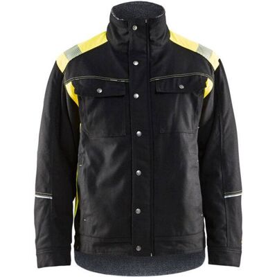 BLAKLADER Giacca Da Lavoro Artigianale Foderata Dettagli Fluorescenza 4915 - Nero/giallo Fluorescente Xxl BLAKLADER Giacca Da Lavoro Artigianale Foderata Dettagli Fluorescenza 4915 - Nero/giallo Fluorescente Xxl