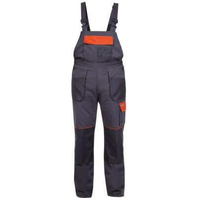 LAHTI PRO Salopette Arancione Grafite, 190 G/m2, "2l (54)", Ce, Lahti LAHTI PRO Salopette Arancione Grafite, 190 G/m2, "2l (54)", Ce, Lahti